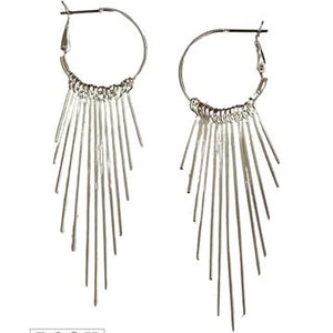 Metal Fringe Hoop