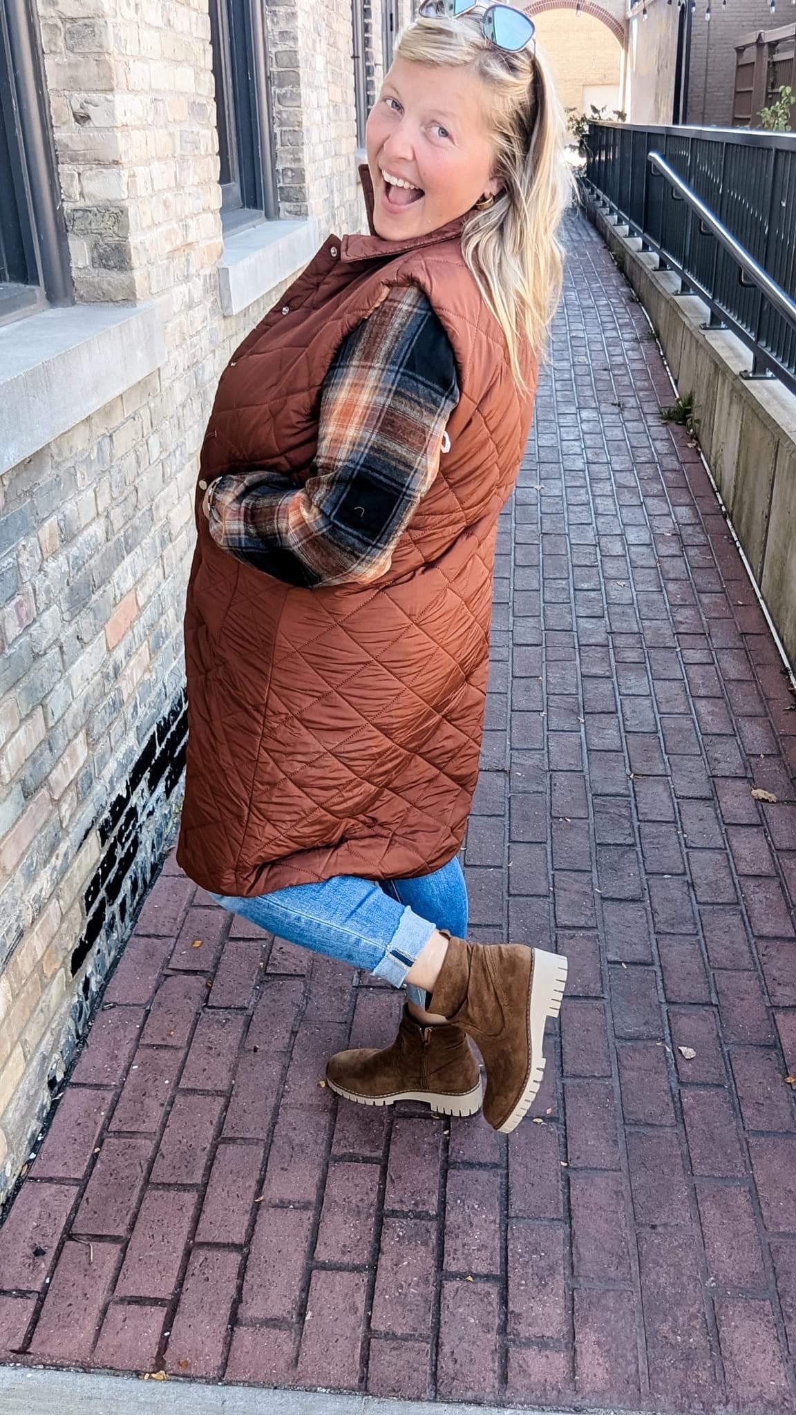 Decadent Chocolate Puffer Vest