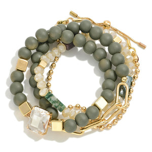 Going Green Bracelet Stack