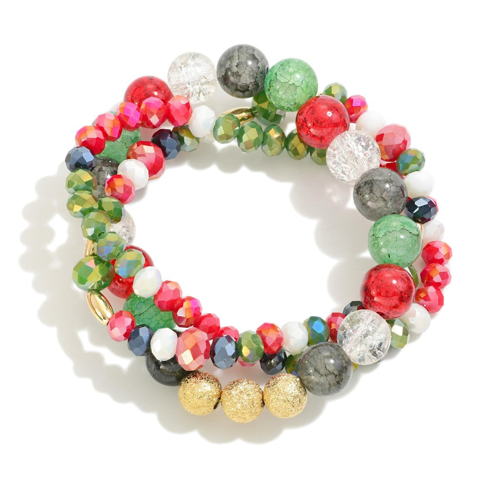 Holly Jolly Bracelet Stack