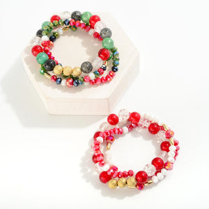 Holly Jolly Bracelet Stack