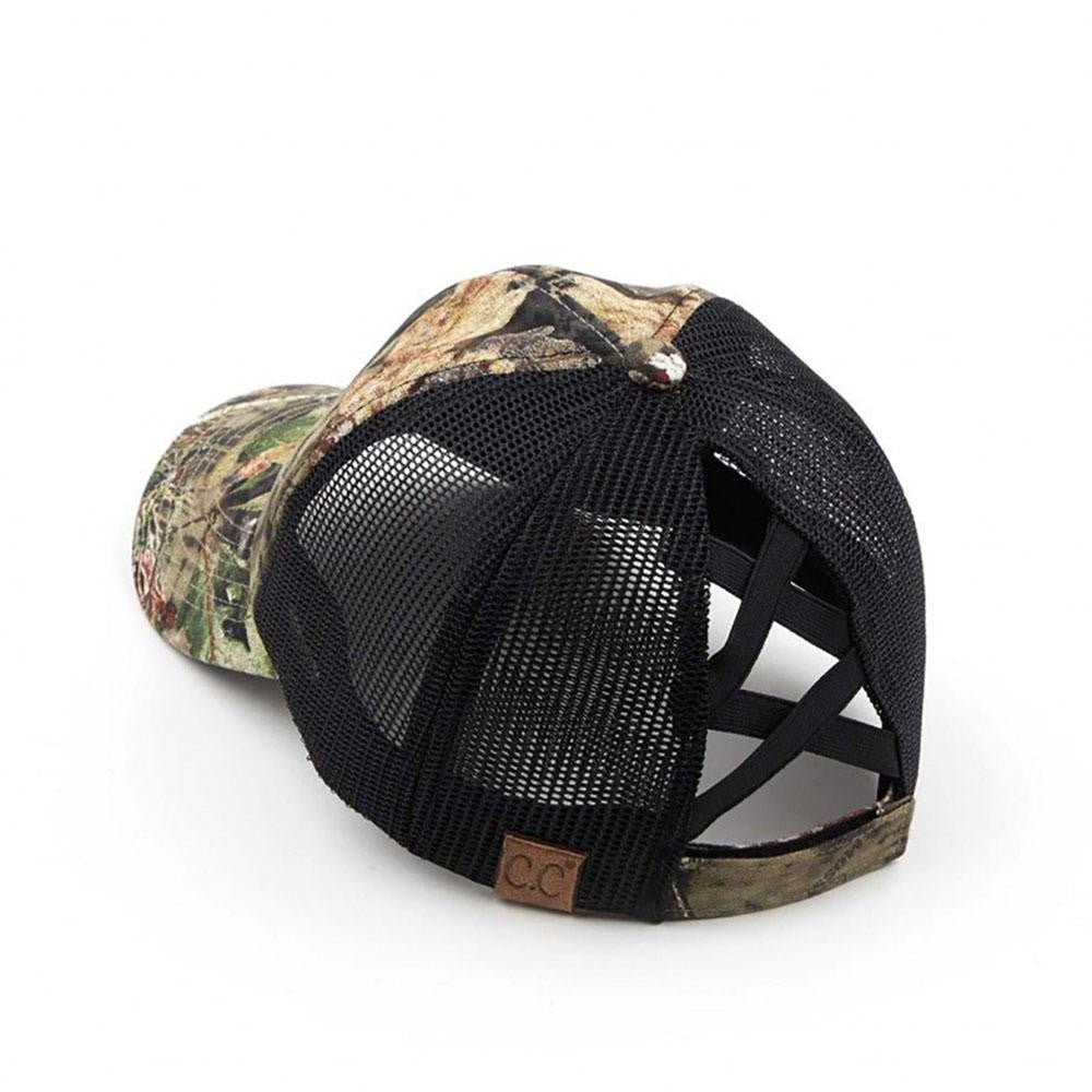 Camo Ponytail Hat