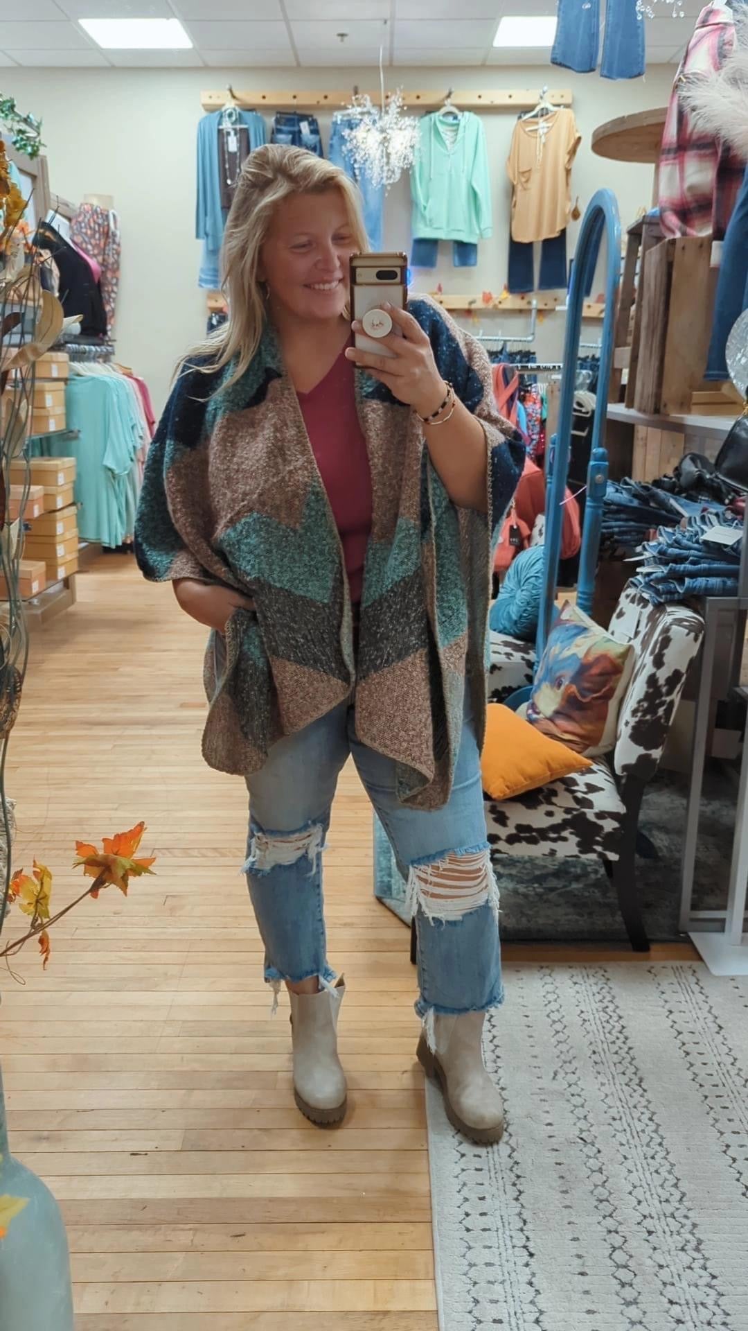 Geometric Shawl