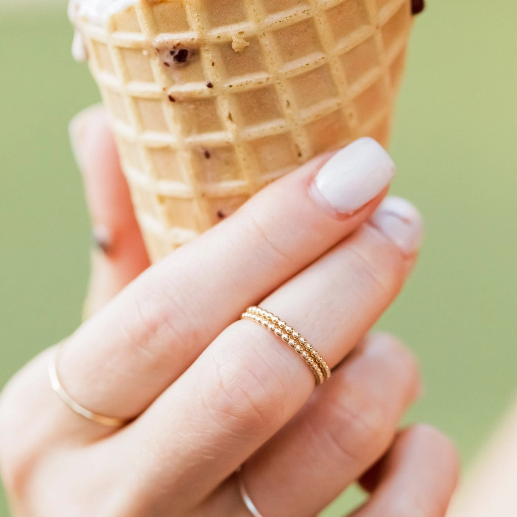 Handmade Waterproof Beaded Ring