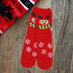 Plush Coziest Christmas Socks