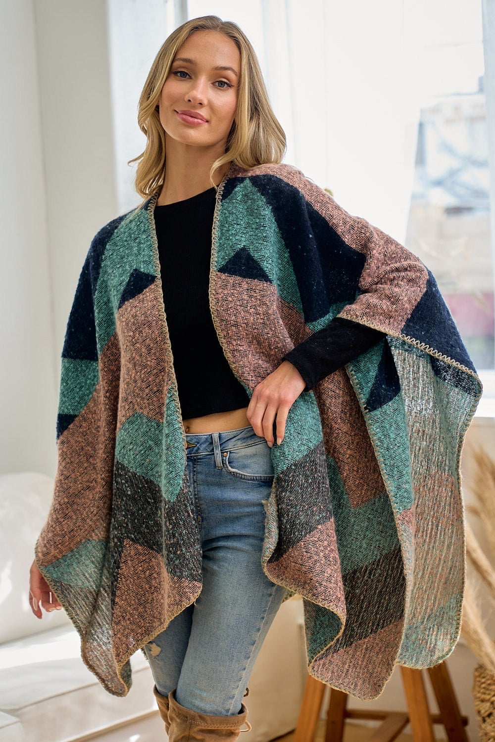 Geometric Shawl