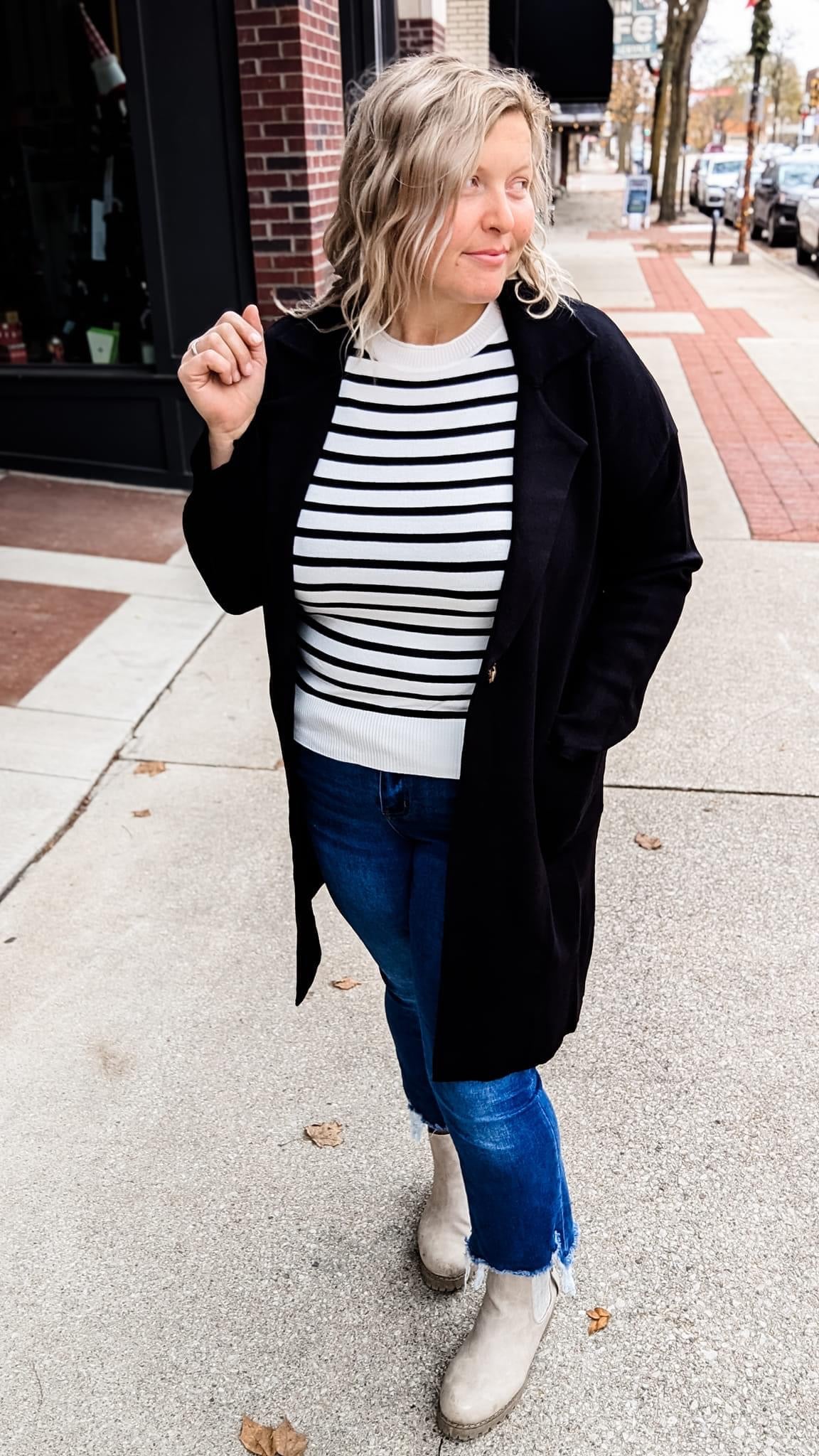 Classy Stripe Sweater