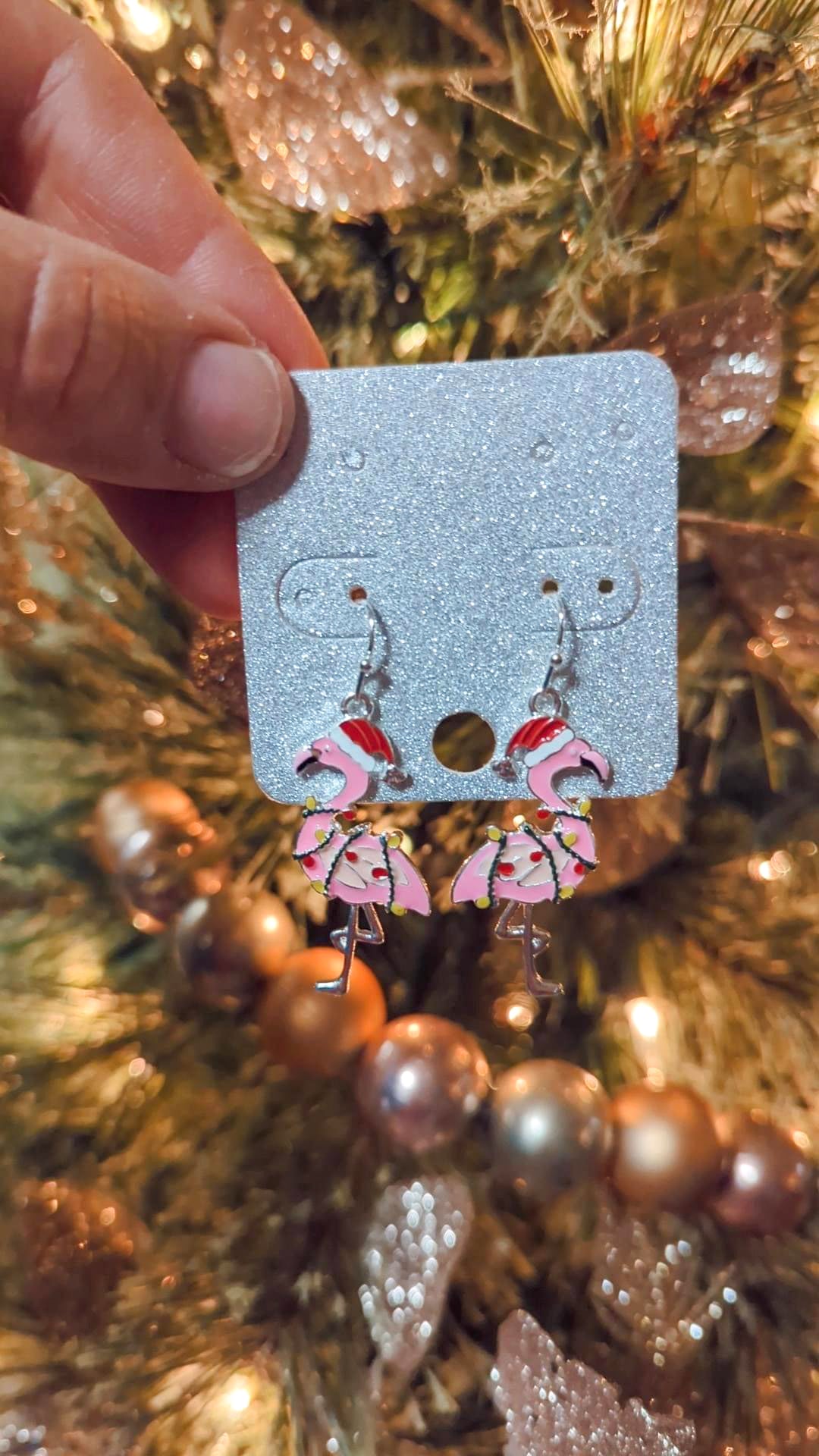 Festive Flamingo Dangle