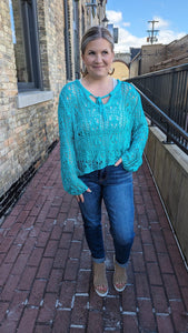 Turquoise Dream Crochet Top