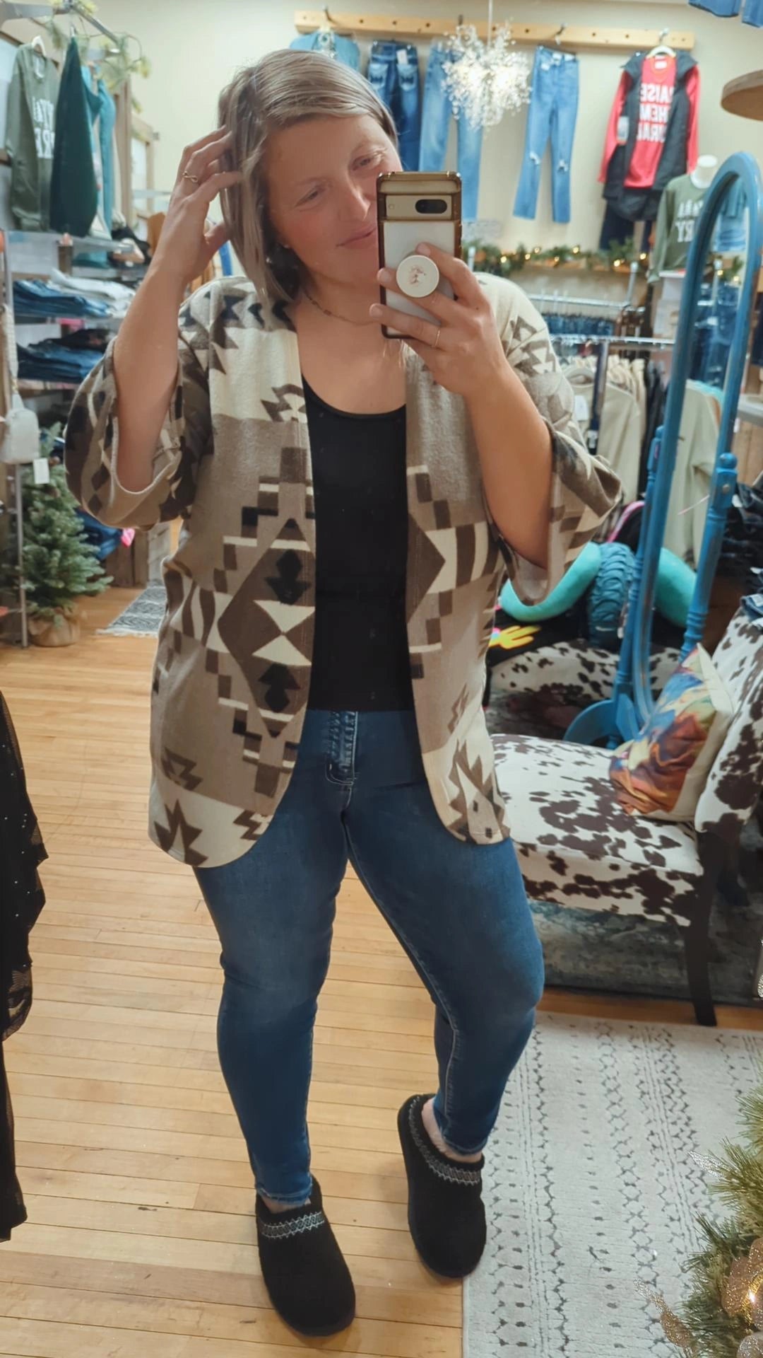 Cozy Aztec Cardigan