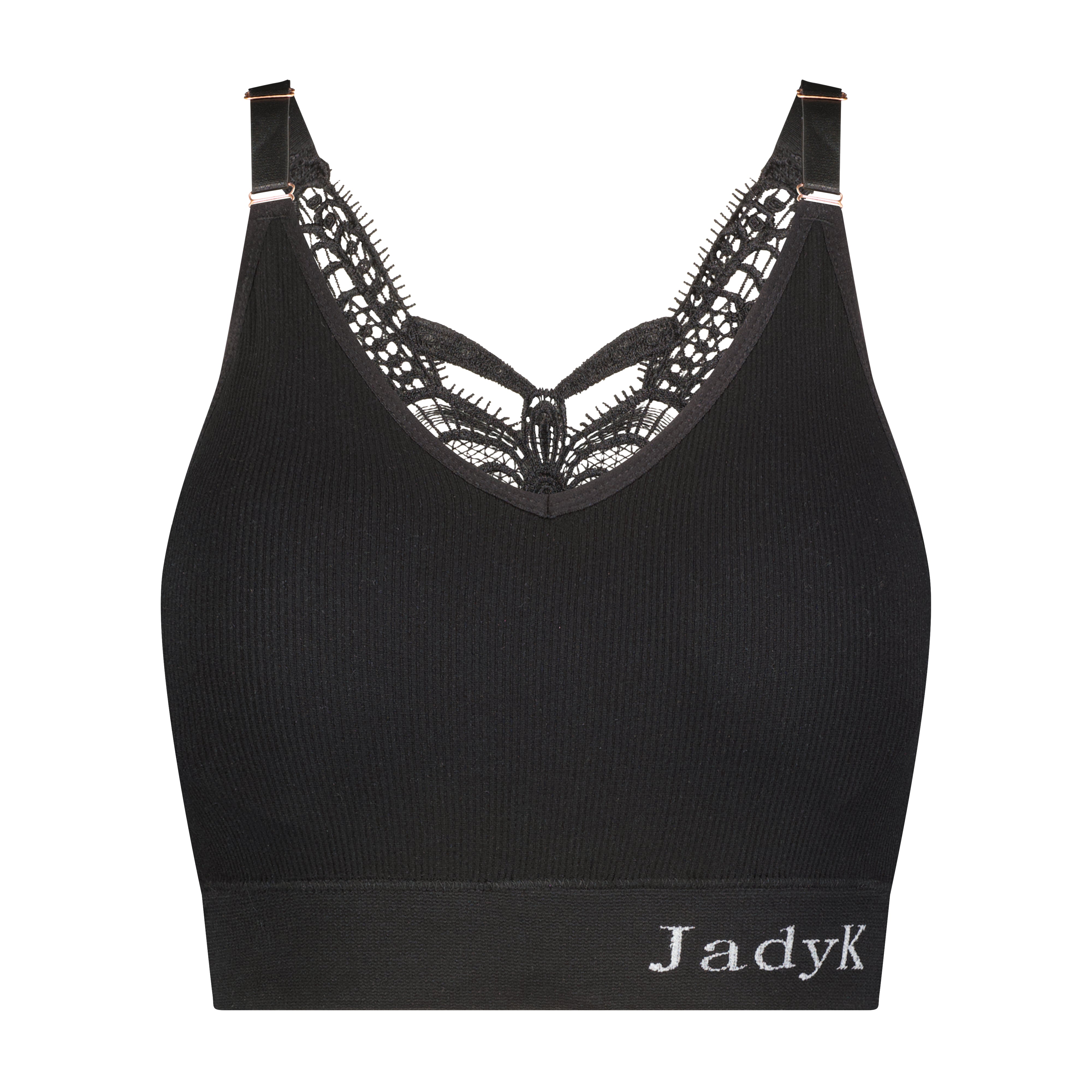 Jules Ribbed Crochet Bralette