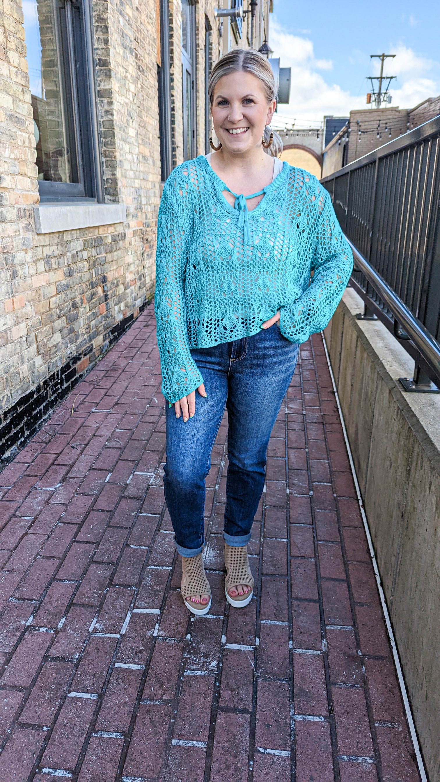 Turquoise Dream Crochet Top