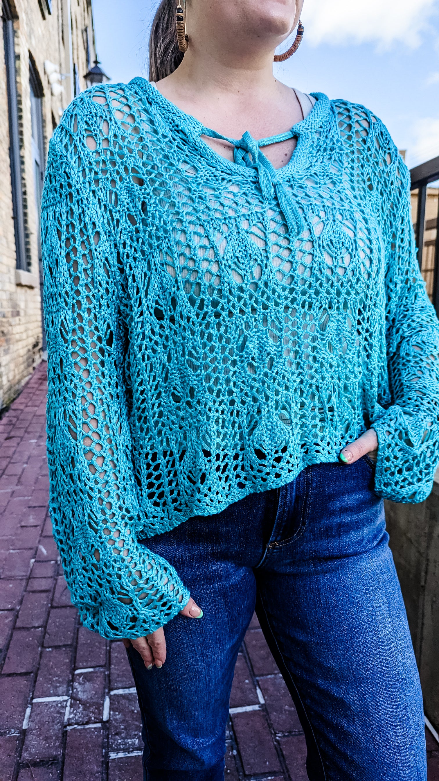 Turquoise Dream Crochet Top