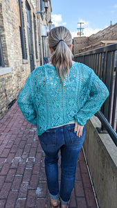 Turquoise Dream Crochet Top