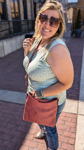 Mint Green Henley Tank