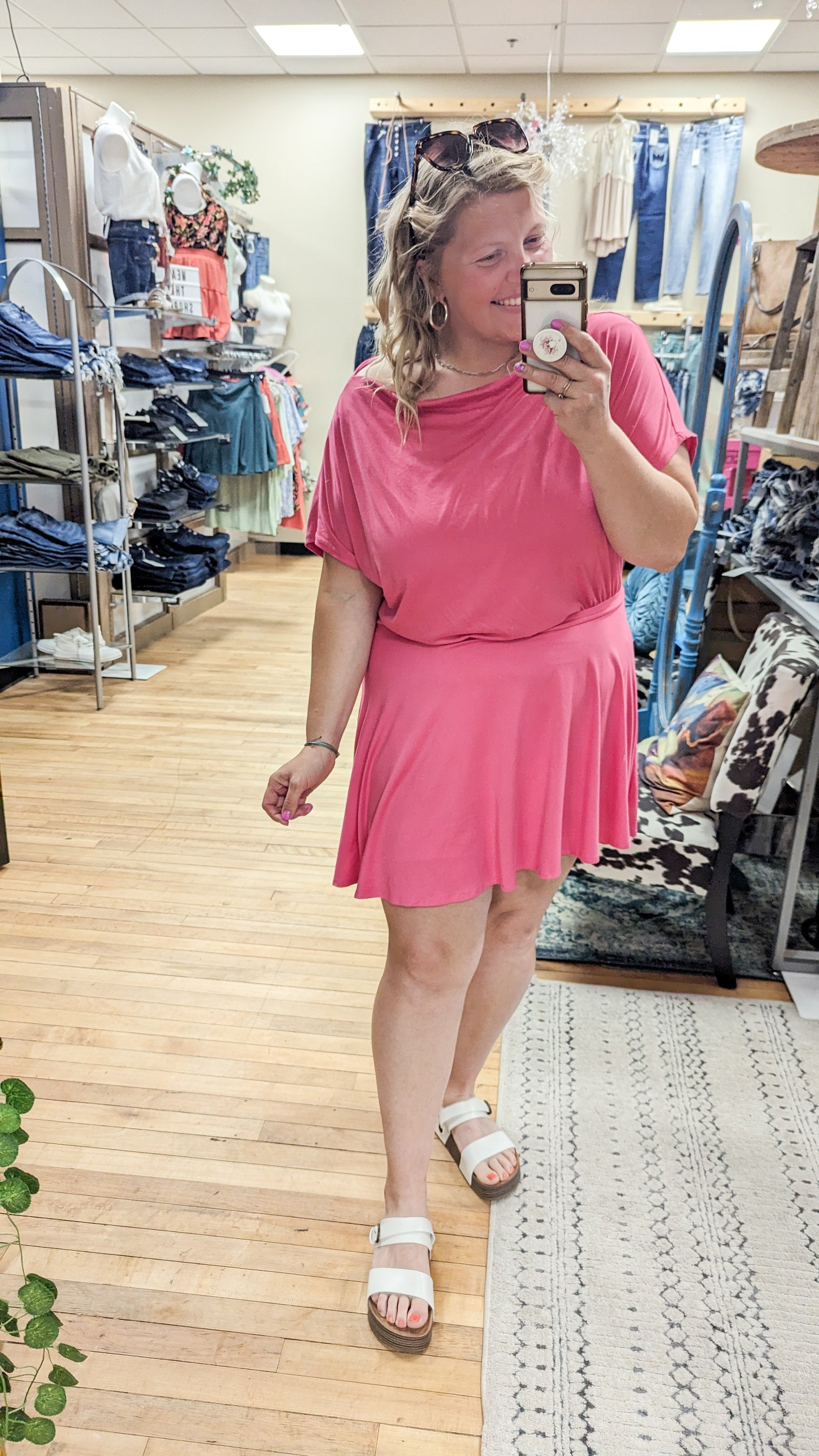 My Little Secret Dress - Fuchsia