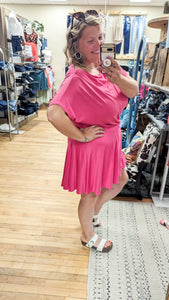 My Little Secret Dress - Fuchsia