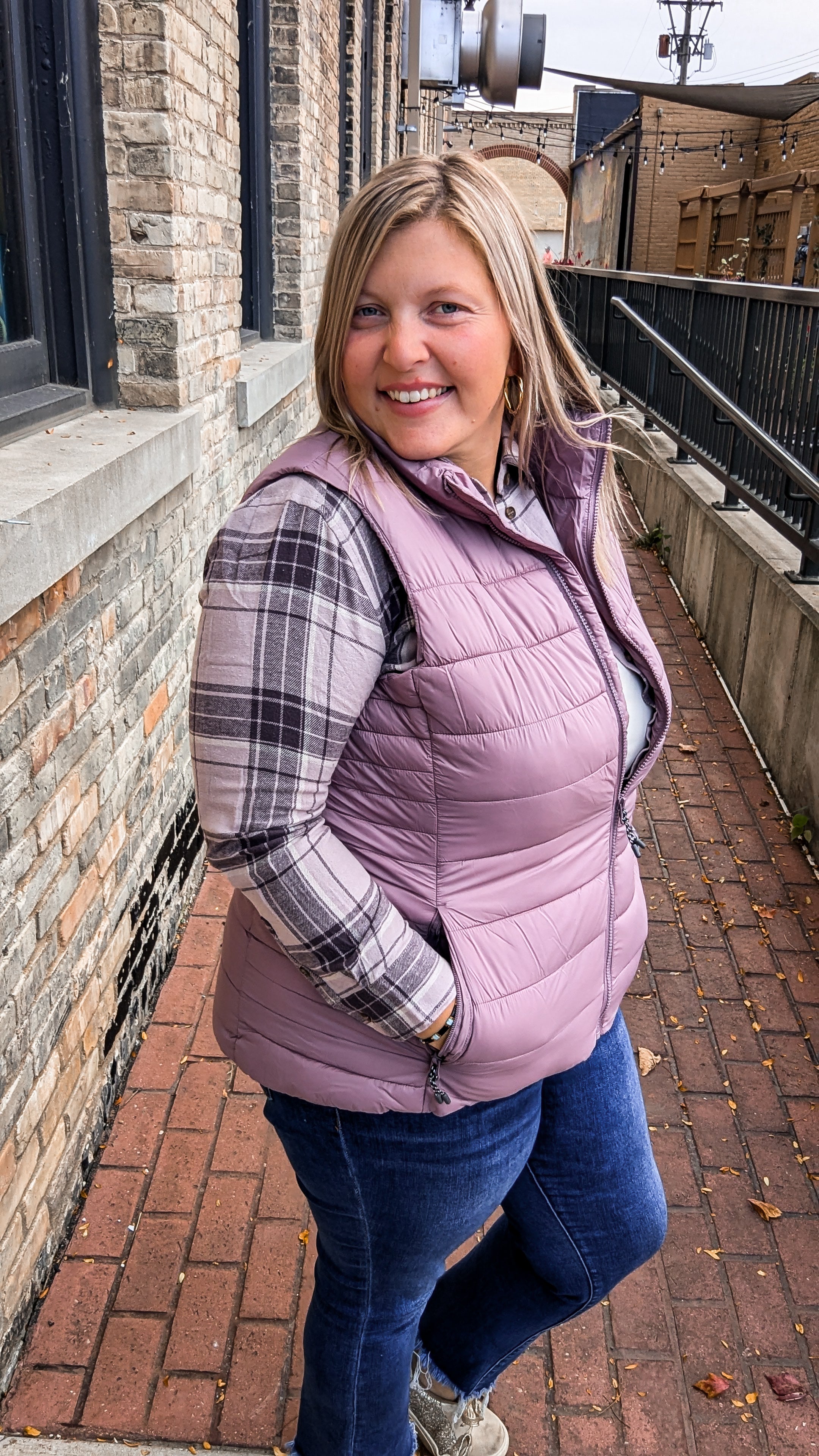 Purple & Plaid Flannel