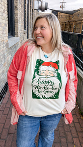 Happy HO HO HO LS Tee