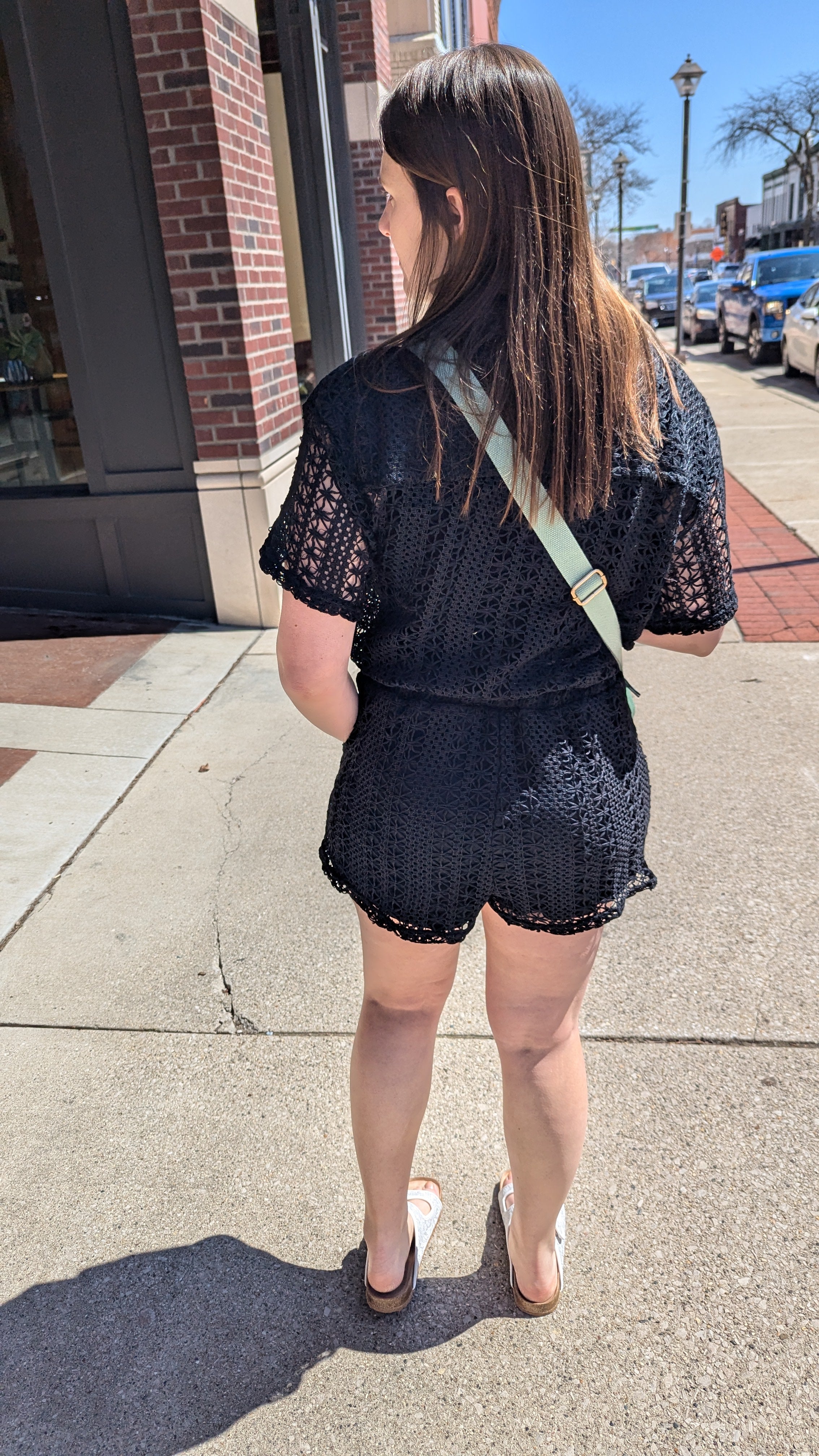 Coastal Curiosities Lace Romper