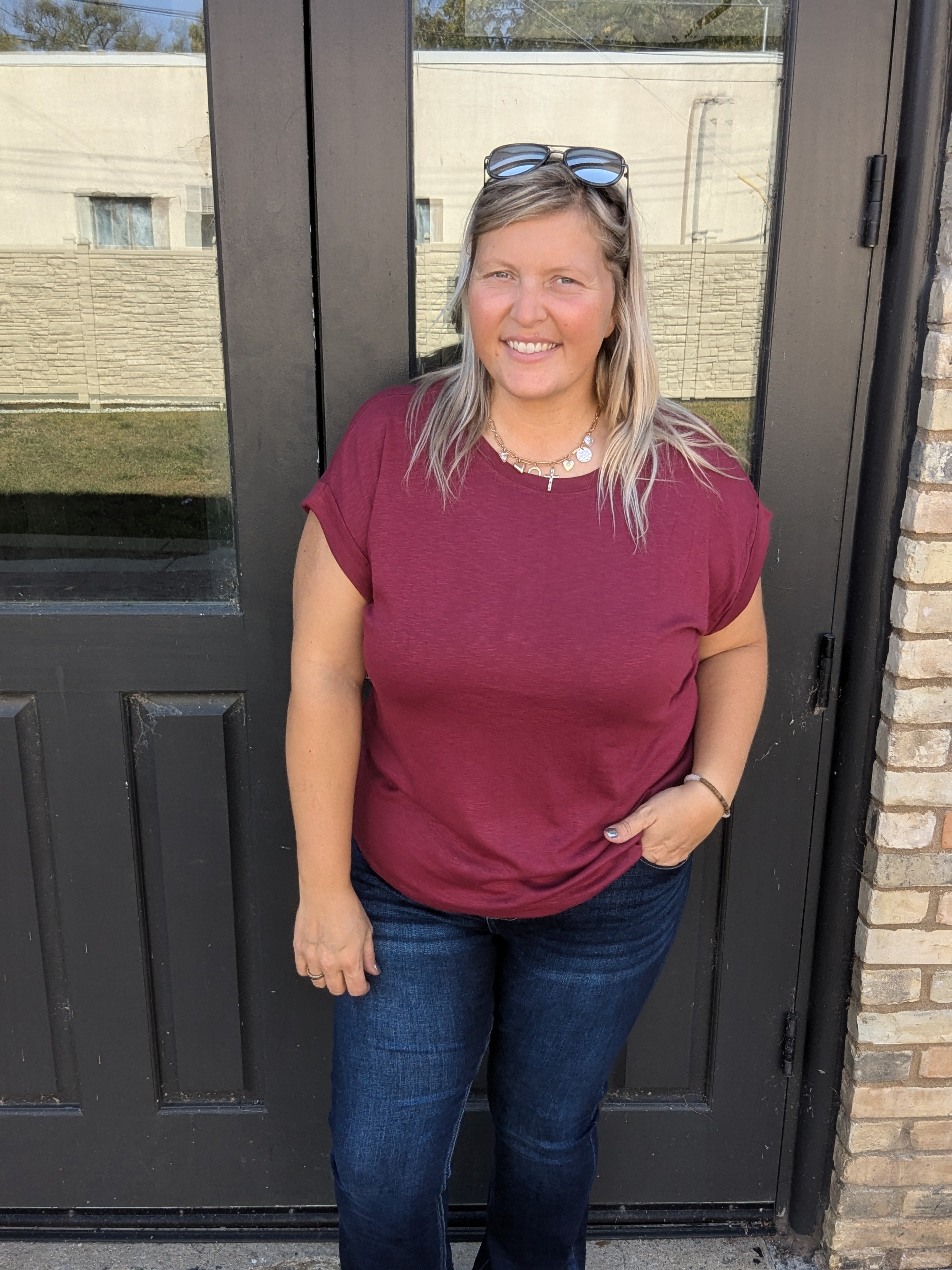 Fall - Totally Smitten SS Top