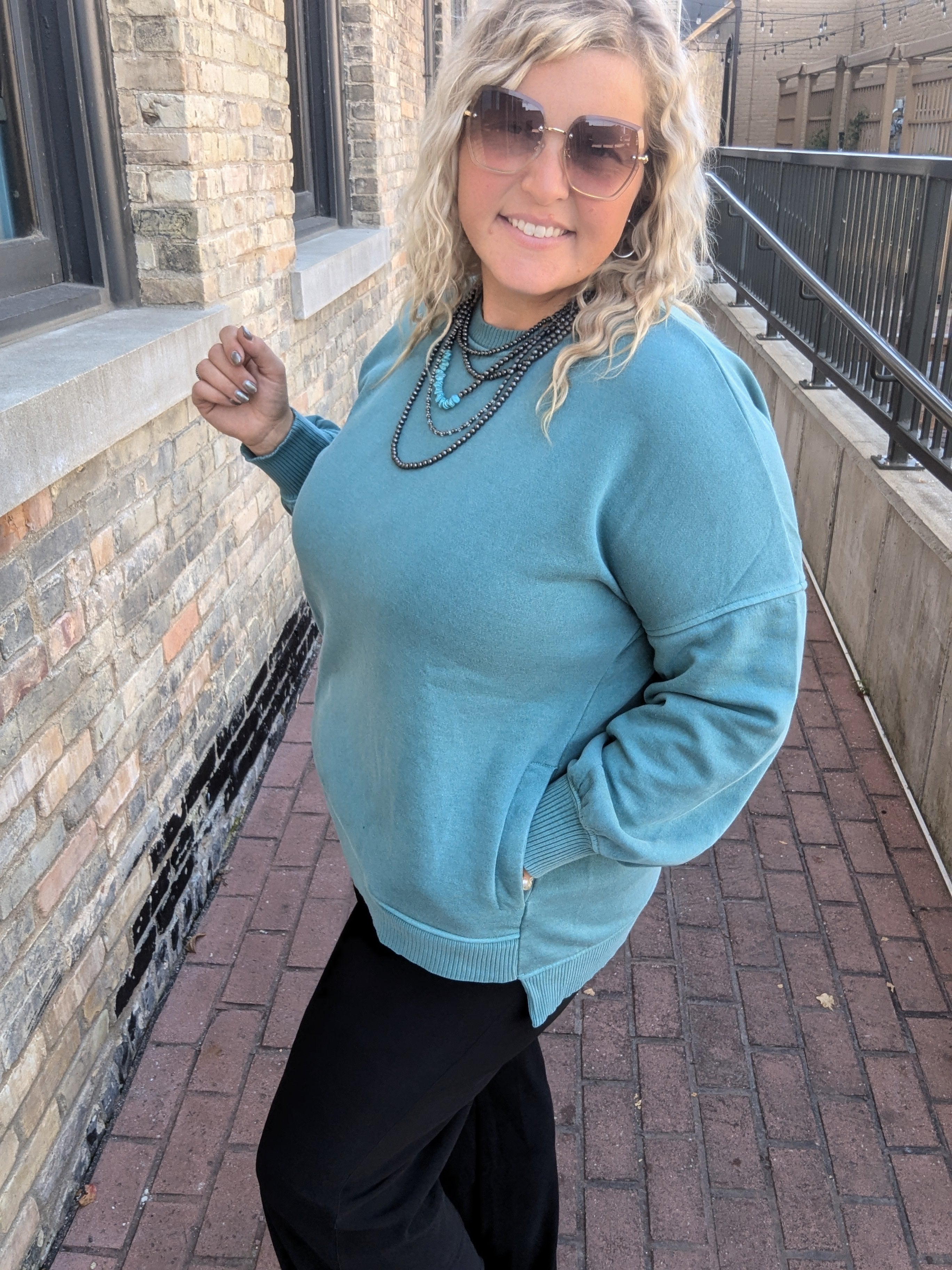 New - Perfect Pocketed Pullover