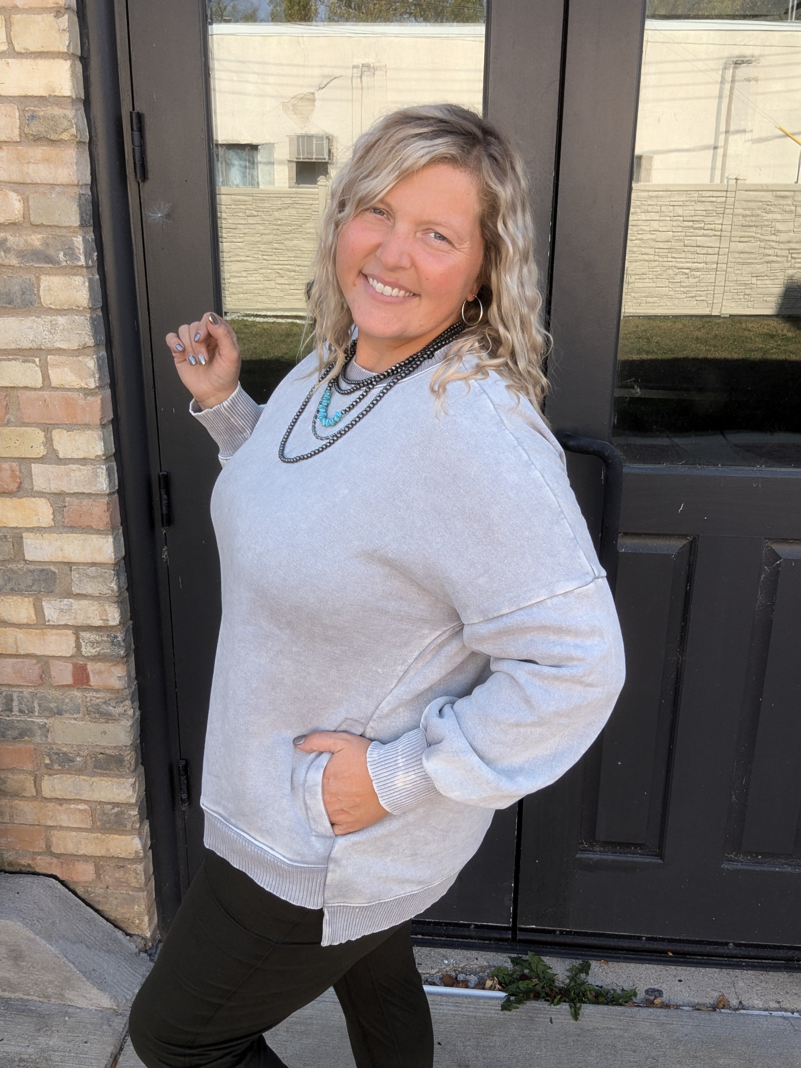 New - Perfect Pocketed Pullover