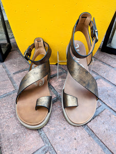 Steffy Metallic Sandal