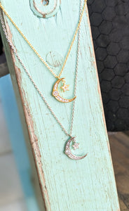 Give Me the Moon & Stars Necklace