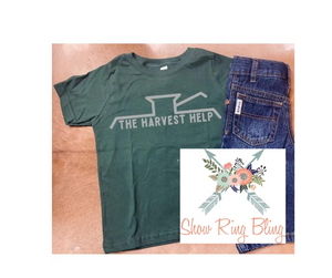 Xmas in July - Kids Harvest Help Tee