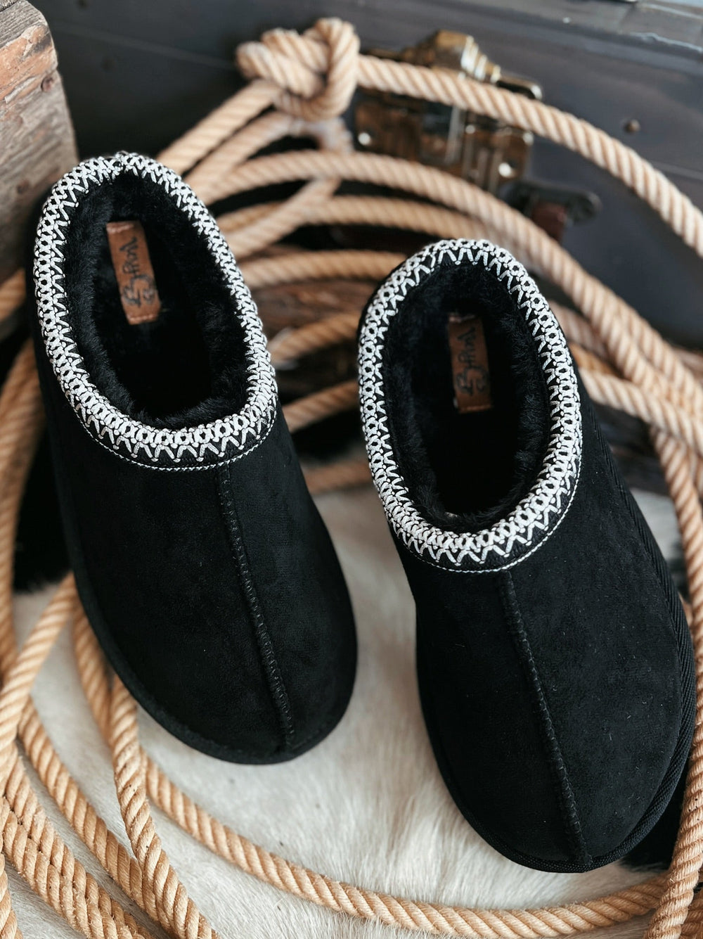 Black - Toasty Tootsies Slipper