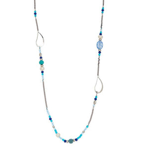 Droplet & Bead Necklace