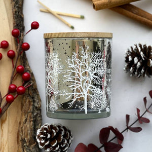 Winter Scene Glimmer Jar - 11oz