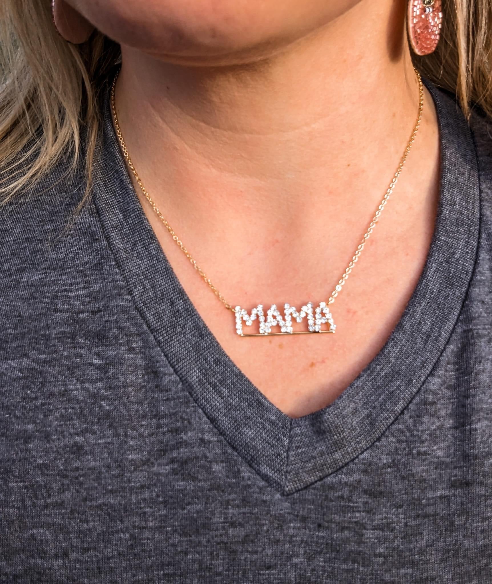 Make It Sparkle Mama Necklace