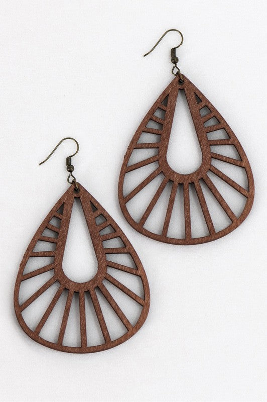 Feelin Boho Wooden Dangle