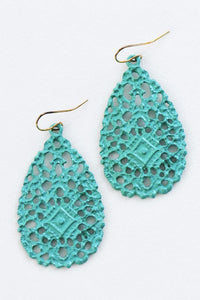 Turquoise Teardrop Earrings