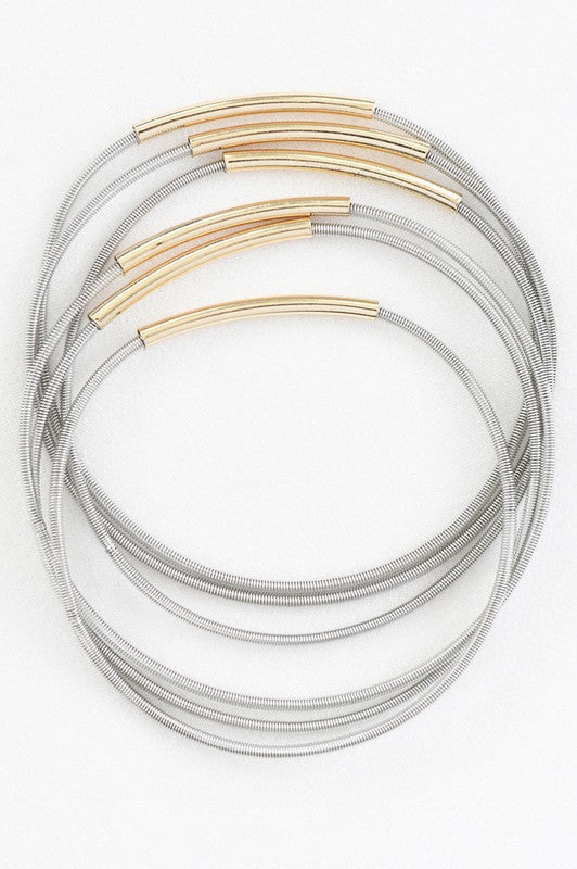 Guitar String Stackable Bracelets