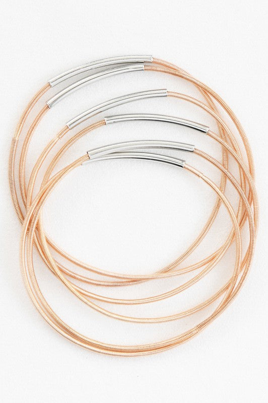 Guitar String Stackable Bracelets