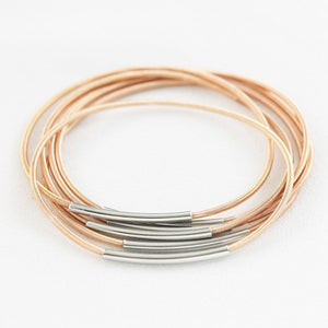 Guitar String Stackable Bracelets