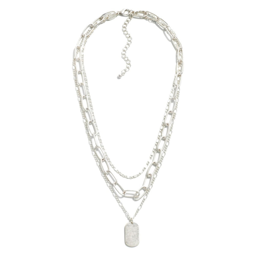 Layered Chain Link Necklace