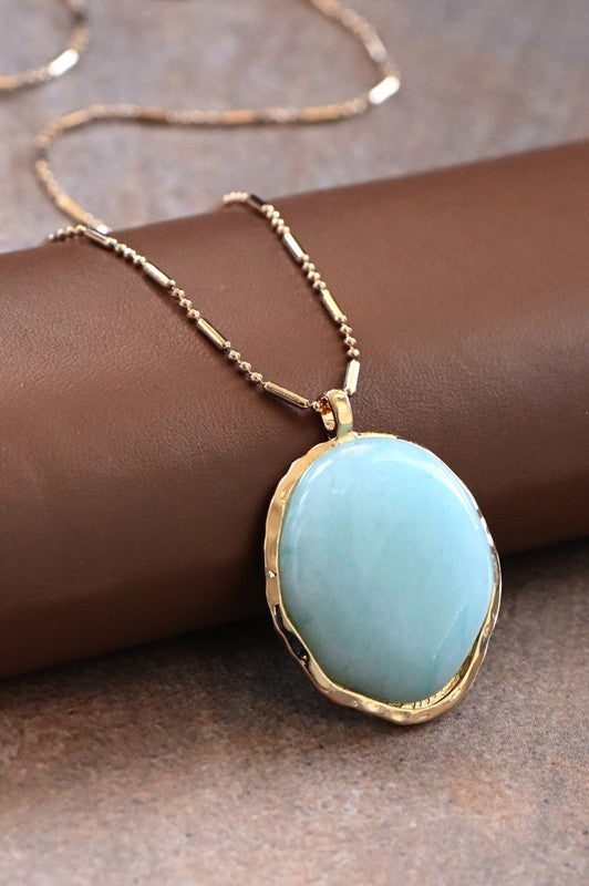 Mint Stone Necklace