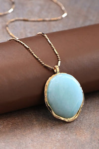 Mint Stone Necklace