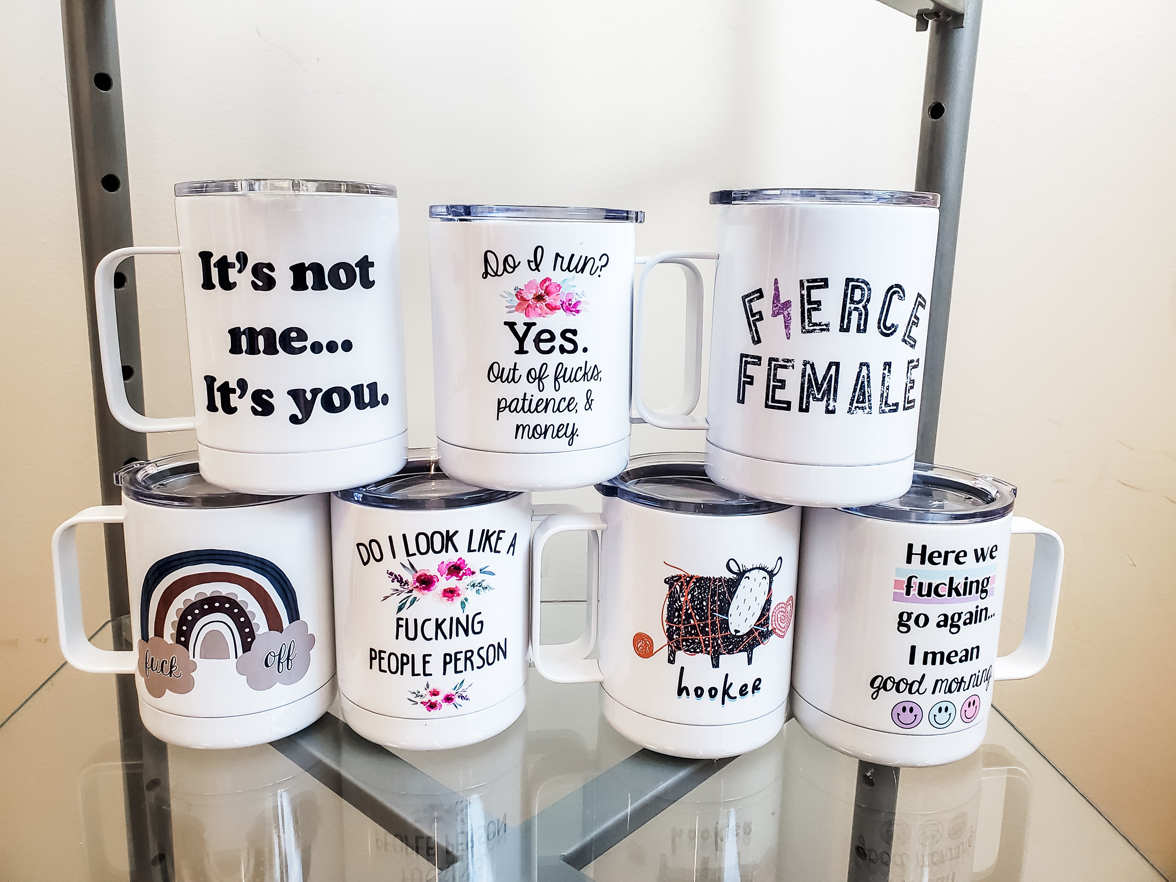 Snarky Travel Mugs