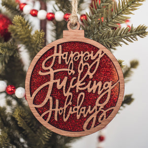 Happy F Holidays Ornament