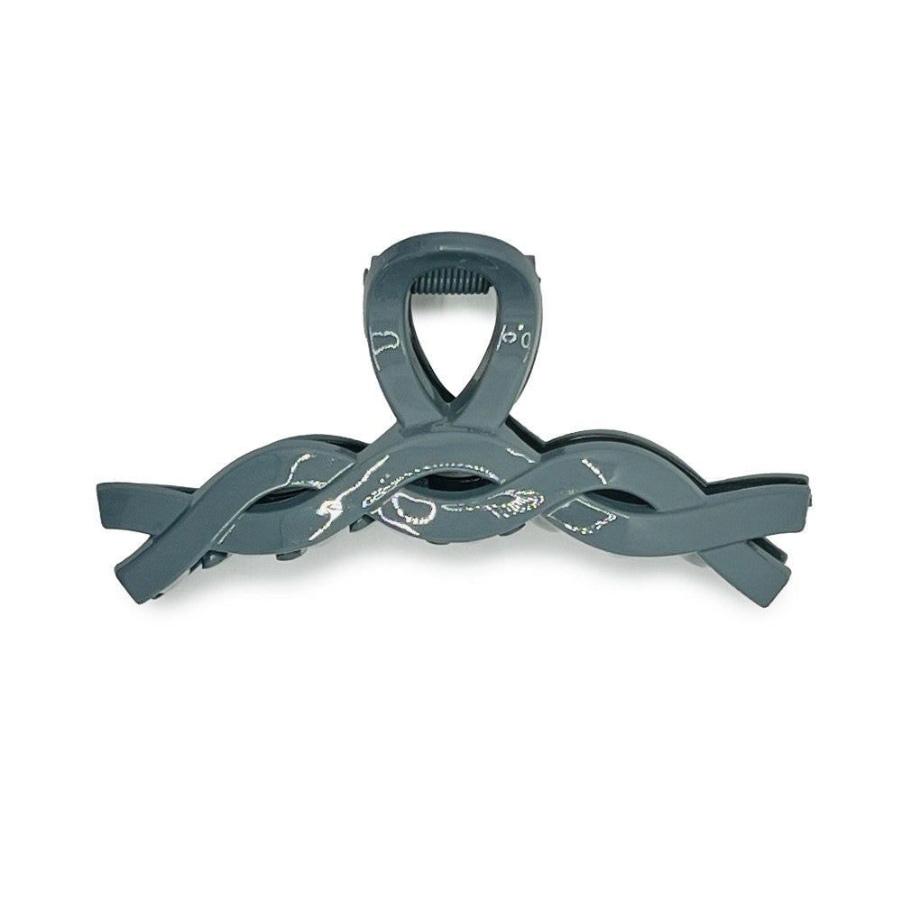 Braided Criss Cross Claw Clip - Assorted