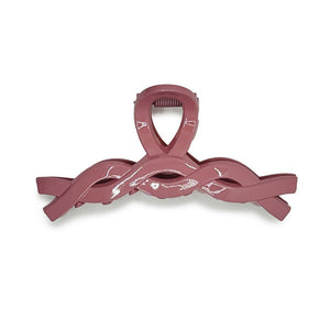 Braided Criss Cross Claw Clip - Assorted