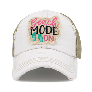 Beach Mode On Hat