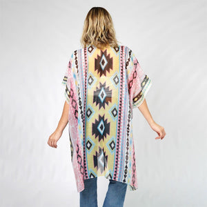 PRE ORDER Aztec Printed Kimono