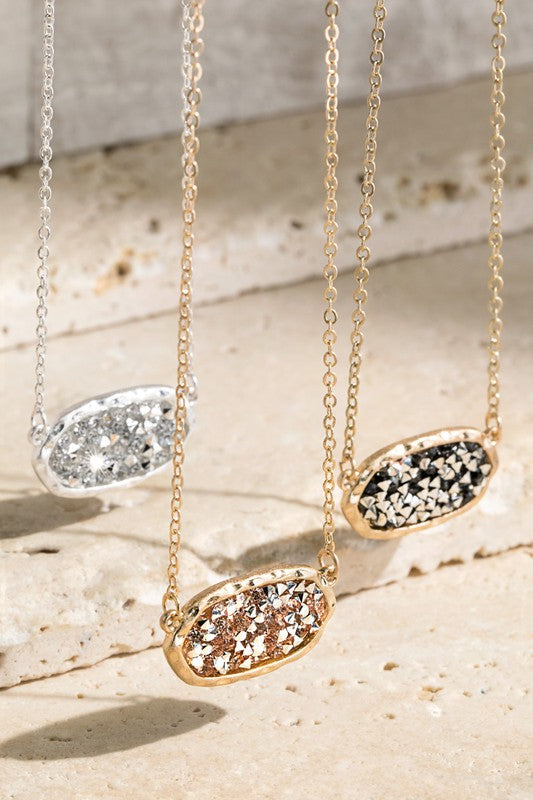 Steal Deal Druzy Necklace