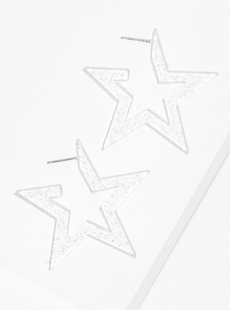 Clear Sky Star Earring